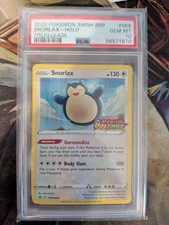 Snorlax SWSH068 Prerelease Holo Sword & Shield Build & Battle PSA 10 GEM MINT on eBay