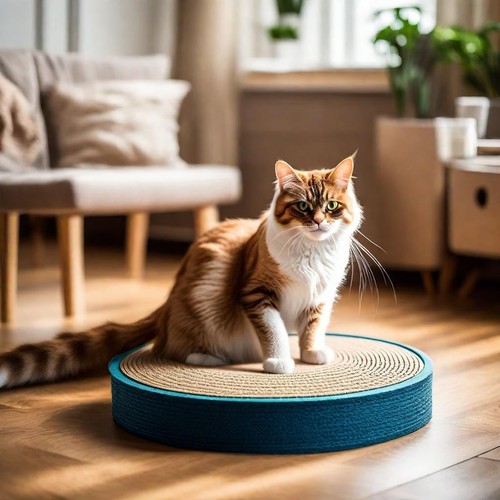 - Cat Scratch Pads Round, Cat Scratcher Cardboards, Refill, , Insert - 3 Pack - Picture 2 of 5