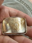 Vintage Advertising Brass Match Safe Vesta Whiskey