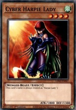 Yugioh Cyber Harpie Lady 1st Edition Common LDS2-EN067 NM