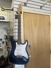 Stagg Strat Style Electric Guitar In Blue