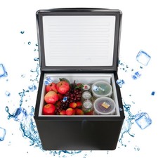 Smad 1.4 Cu ft Portable Car Fridge 32℉~50℉ Chest Refrigerator Camping Truck