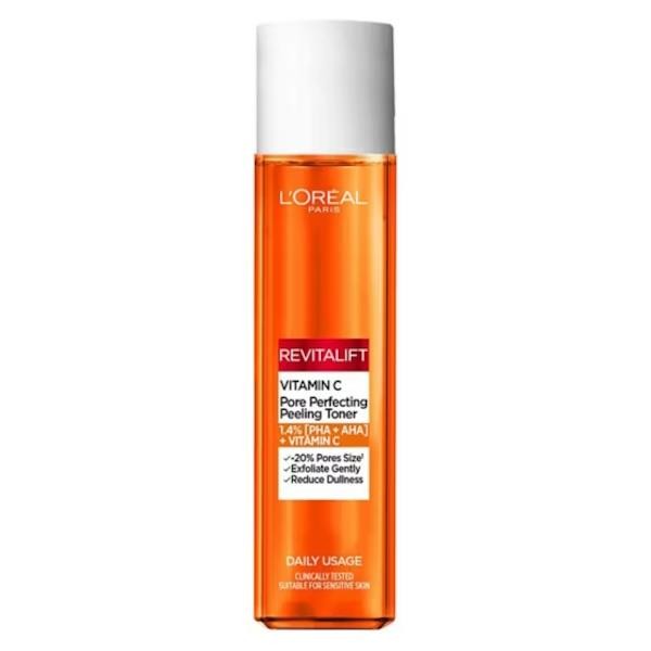 6 x L'Oreal Revitalift Vitamin C Peeling Toner 180ml