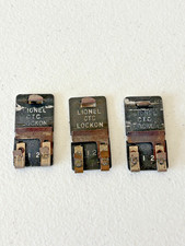 POSTWAR LIONEL CTC POWER LOCK-ON CLIPS FOR O and O-27 SCALE TRACK 3 pieces