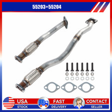 Front Exhaust Flex Pipe for 2013 2014 2015 2016-2019 Ford Explorer 3.5L Ecoboost