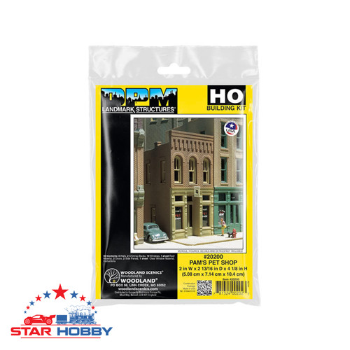 Woodland Scenics 20200 Pam's Pet Shop - Kit Escala HO DPM Landmark NUEVO | Zustand: New