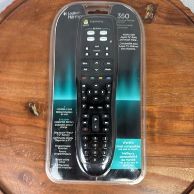 Logitech Harmony 350 Universal Remote Control NEW Factory Sealed 8-Device Black