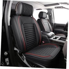 Chevy Silverado Seat Covers,GMC Sierra Seat Covers,Custom Front Pair Black Red