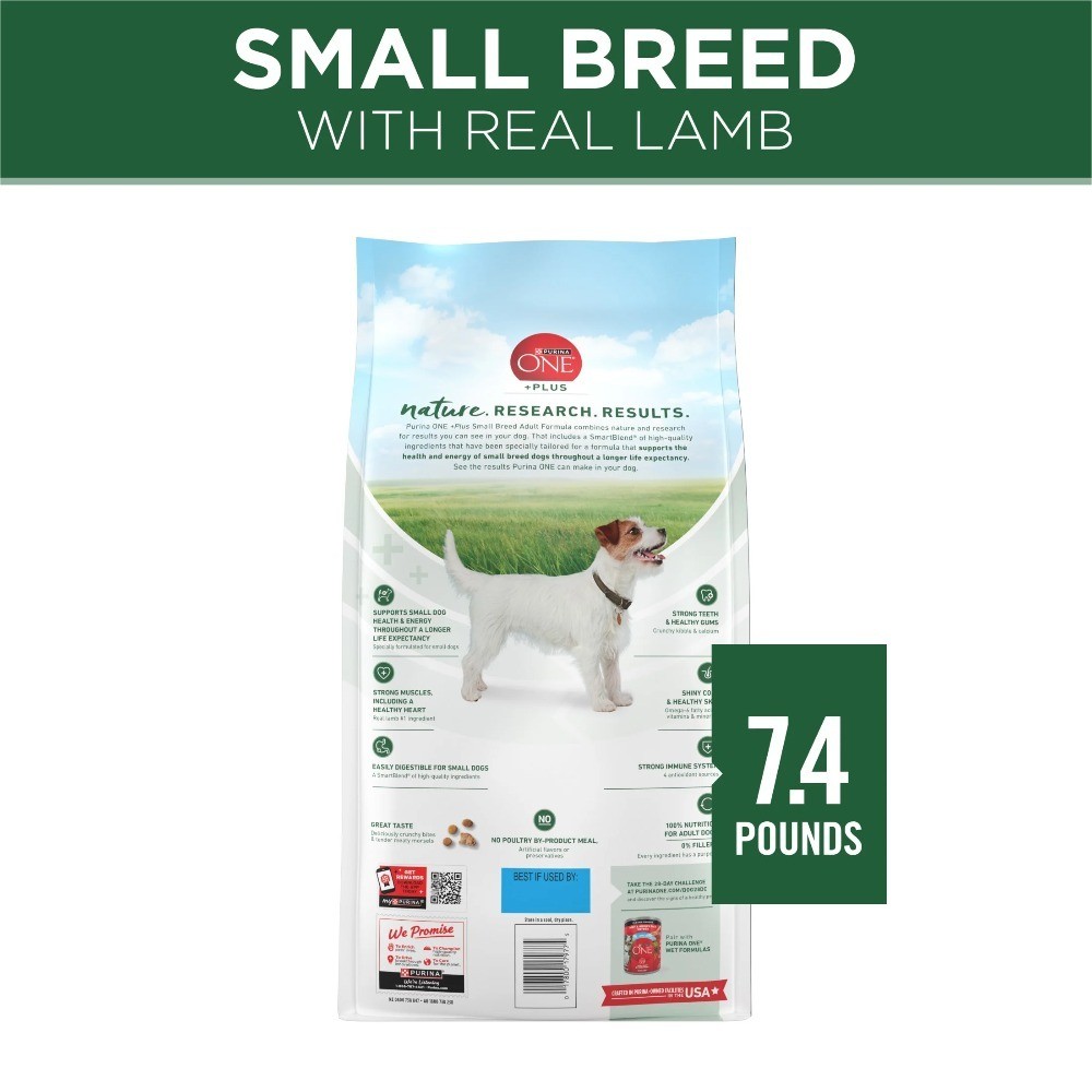 Dry Dog Food for Small Breeds Lamb and Rice Formula 7.4 lb Bag