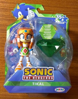 Jakks Pacific Sonic the Hedgehog 35th TIKAL w/ Master Emerald 4'' Action Figure