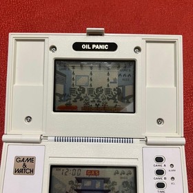Nintendo Game & Watch Oil Panic [Box, Instruction , Serviced]