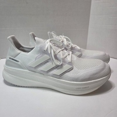 Size 14-Men s adidas UltraBoost 5 Triple White Running Shoes ID8813 Brand New
