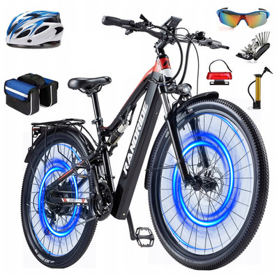 Randride YG90B Elektrofahrrad 27,5 Zoll eBike 1000W 48V 17Ah Shimano 21 Gänge DE