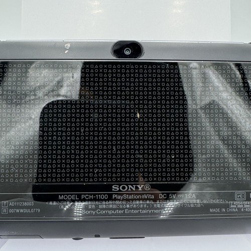 Playstation Vita 3G/Wi-Fi NEGRO CRISTAL PCH-1100 SONY 1000 series LANK A probado - Imagen 18 de 21