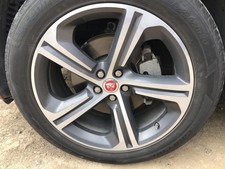 2017-2021 Jaguar F-pace 20x8.5 Silver Alloy 5 Fluted Spoke Wheel Rim  957422