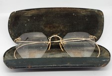 Vintage Shuron 1/10 12KGF Eyeglasses 12K Gold Filled With Case