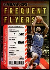 2020-21 Hoops #13 Kawhi Leonard Frequent Flyers Holo E1