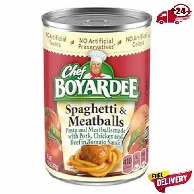 Chef Boyardee Spaghetti and Meatballs, 14.5 oz