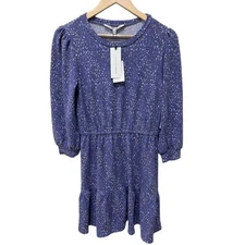 Collective Concepts Soft Knit Long Sleeve Dot Dress Size Medium NWT