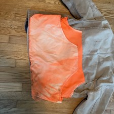 Vtg Carhartt Hunting Coat Jacket Orange Back Game Bag Xl Super Rare