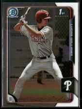 2015 Bowman Draft #56 Lucas Williams Philadelphia Phillies