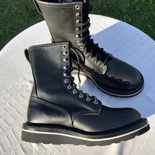 Red Wing 699 Logger Boots NOS Size 8.5D Not Seconds ๐บ๐ธ Customized - Picture 4 of 10