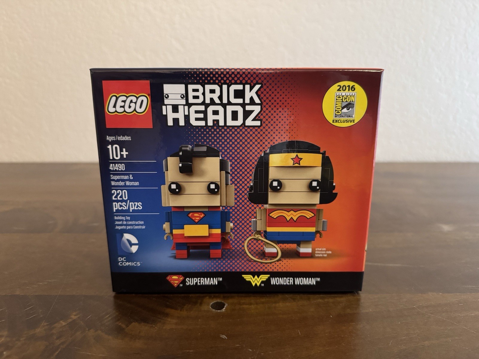 LEGO SDCC 2016 Exclusive BRICKHEADZ (41490) Superman & Wonder Woman #1125