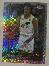 2025 Topps Chrome “X-Fractor” Collin Sexton Utah Jazz #210 