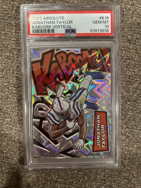 2022 Panini Absolute - Kaboom! Vertical Jonathan Taylor #K16 LOW POP