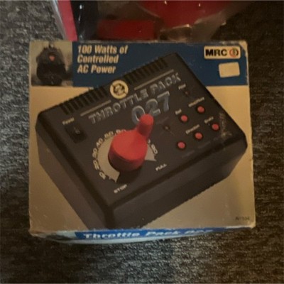MRC Throttle Pack 027 Transformer 100 Watts Controlled AC Power Model Railroad