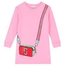 Little Marc Jacobs Kids Snapshot-Print Cotton Dress, Size 10