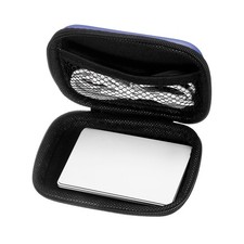 Protective Travel Case, Dark Blue Rectangle Small Hard EVA Case