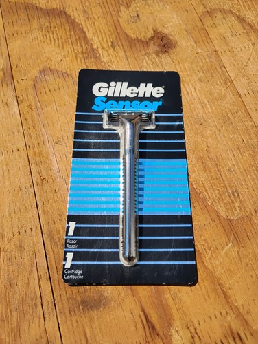 Vintage 1993 Gillette Sensor Rasierer Original Probe Non-Excel Neu *Lesen