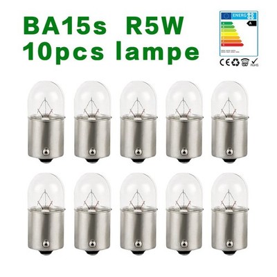 5W Autolampe BA15s R5W 12V Kugellampe Glühlampe Glühbirne Parklicht 10pcs