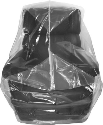 Furniture Cover Dust-Proof Moving Bag for Chairs, Recliners & Boxes   Clear, Odo