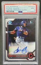2022 Bowman Chrome 1st Prospect Auto George Valera #CPA-GV PSA 9 MINT