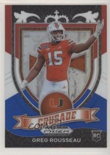 2021 Panini Prizm Draft Picks Crusade Red White & Blue Greg Rousseau #179 2un