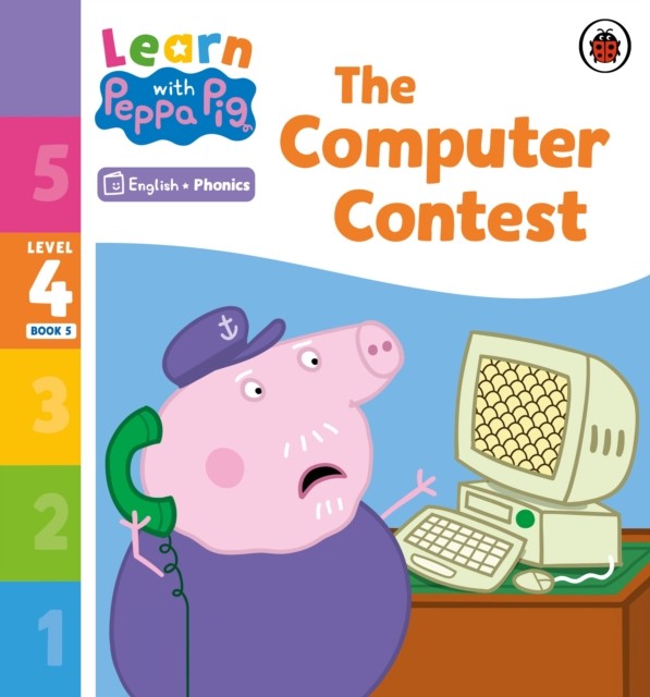 Learn With Peppa Phonics Level 4 Book 5 The Computer Contest (Phonics Reader) Peppa Pig - Image 3