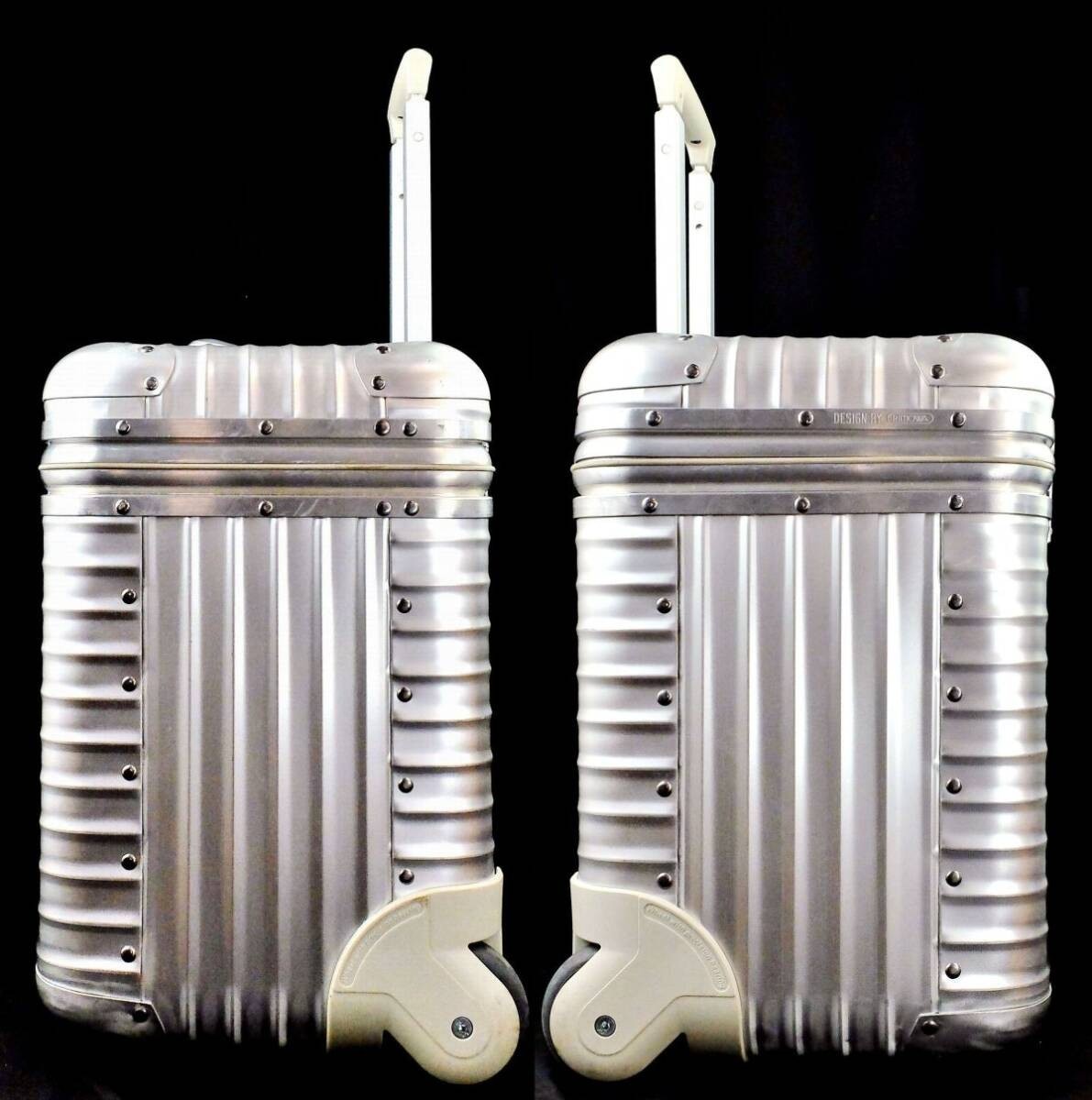 Rimowa Topas Pilot Trolley 46L Silver 2-wheels Carry Case Suitcase