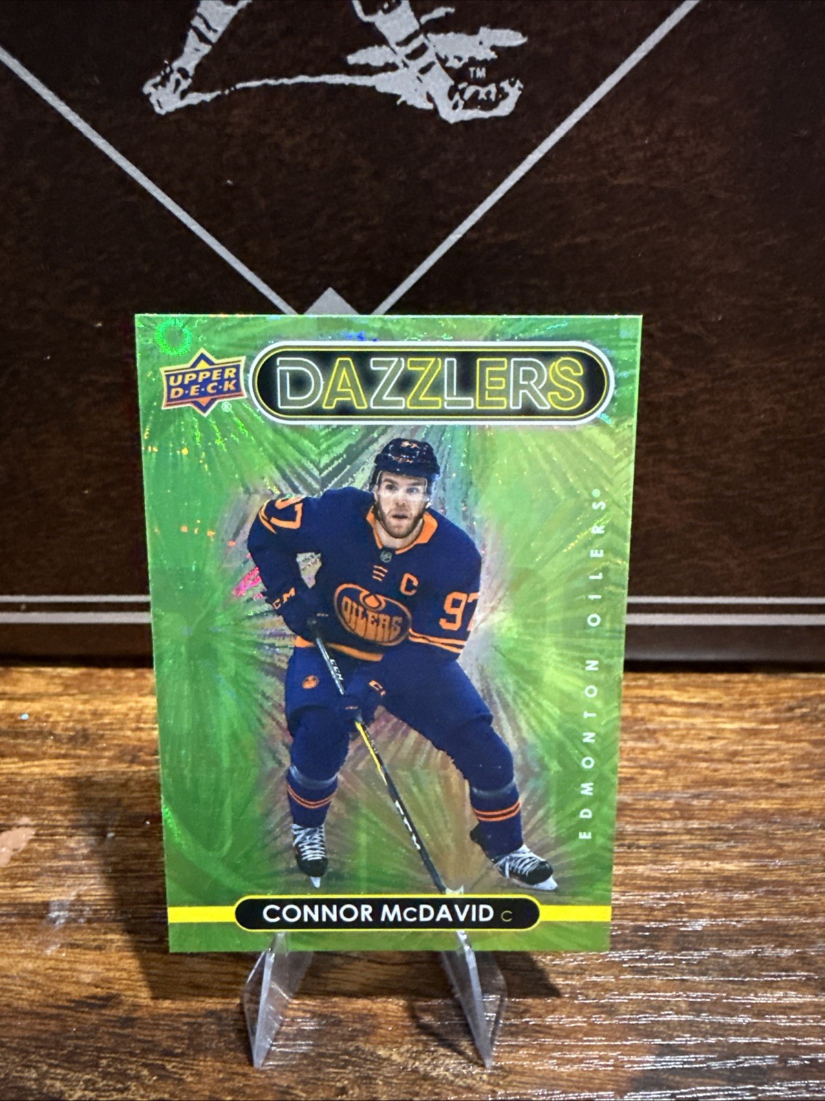 2021-22 Upper Deck Series 1 - Dazzlers Connor McDavid #DZ-19 Green