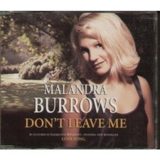 Malandra Burrows + Maxi-CD + Don't leave me (3 versions, 1998, 'Love song')