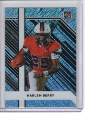 2024 LEAF COLLECTIVE PRO SET HARLEM BERRY ROOKIE/RC #15/20 *LT BLUE SHIMMER*