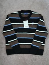 Champion x Zara Striped Patch Sweater Medium