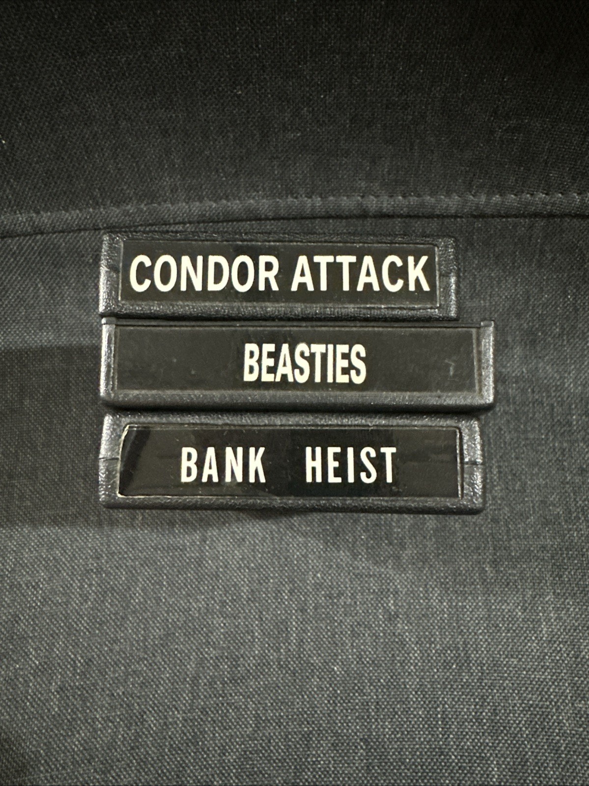 ATARI 2600 - BANK HEIST, BEASTIES & CONDOR ATTACK. Used NOT TESTED 3 Games