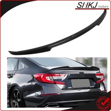 Fits 2018 2019-2021 Honda Accord Carbon Fiber Trunk Rear Side Lid Spoiler Wing Fits 2018 2019-2021 Honda Accord Carbon Fiber Trunk Rear Side Lid Spoiler Wing