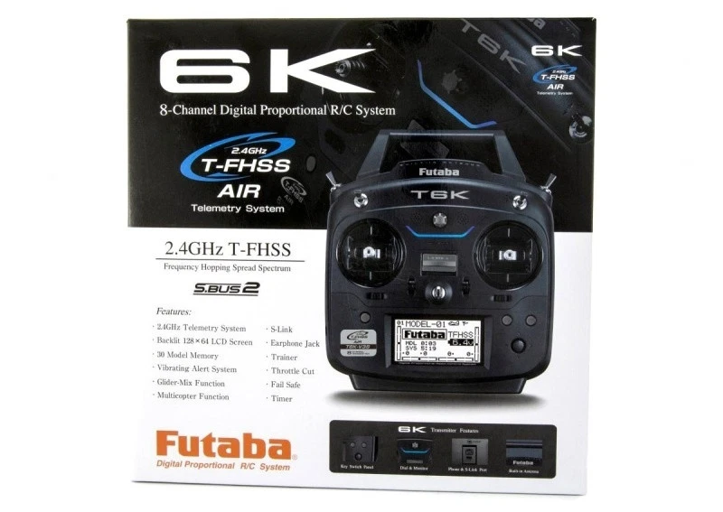 Futaba T6K V3S 8-Kanal Fernsteuerung 2.4GHz T-FHSS +R3008SB - M2 - 01000098 - Bild 3 von 3