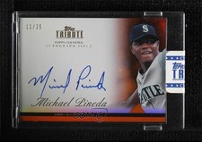 2012 Topps Tribute Auto Orange 11/25 Michael Pineda #TA-MP2 Auto gp1