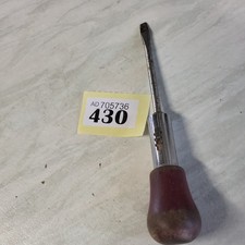 Vintage Leyris 6&rdquo; Flathead Ratcheting Screwdriver. Quality made- made in Eng.