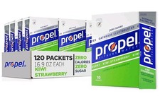 Propel Powder Packets, Kiwi Strawberry With Electrolytes Vitamins 120 packets