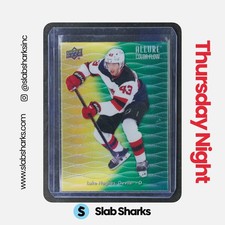 2023 UPPER DECK ALLURE #CF-28 LUKE HUGHES COLOR FLOW YELLOW/GREEN RC ROOKIE